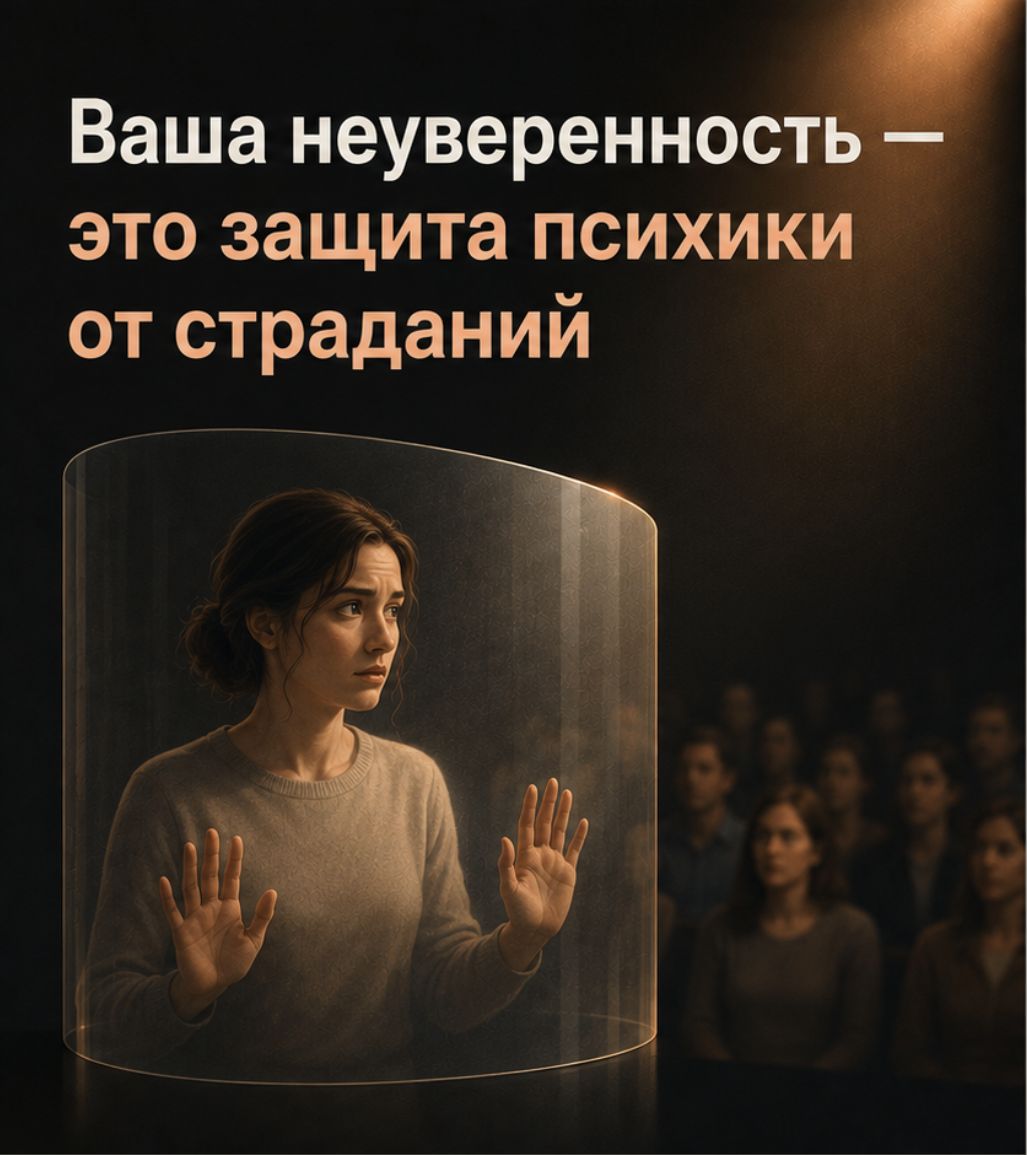 Женщина отделена от аудитории прозрачным защитным экраном